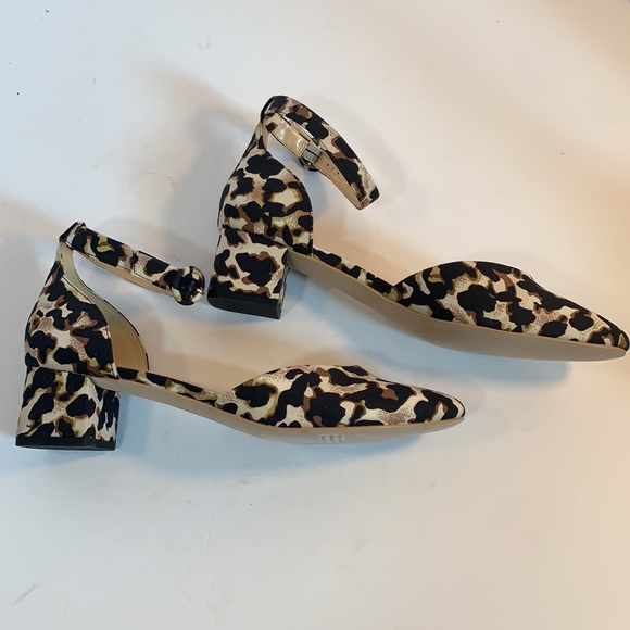Cabi animal print block heel shoes size 9 - Picture 3 of 9